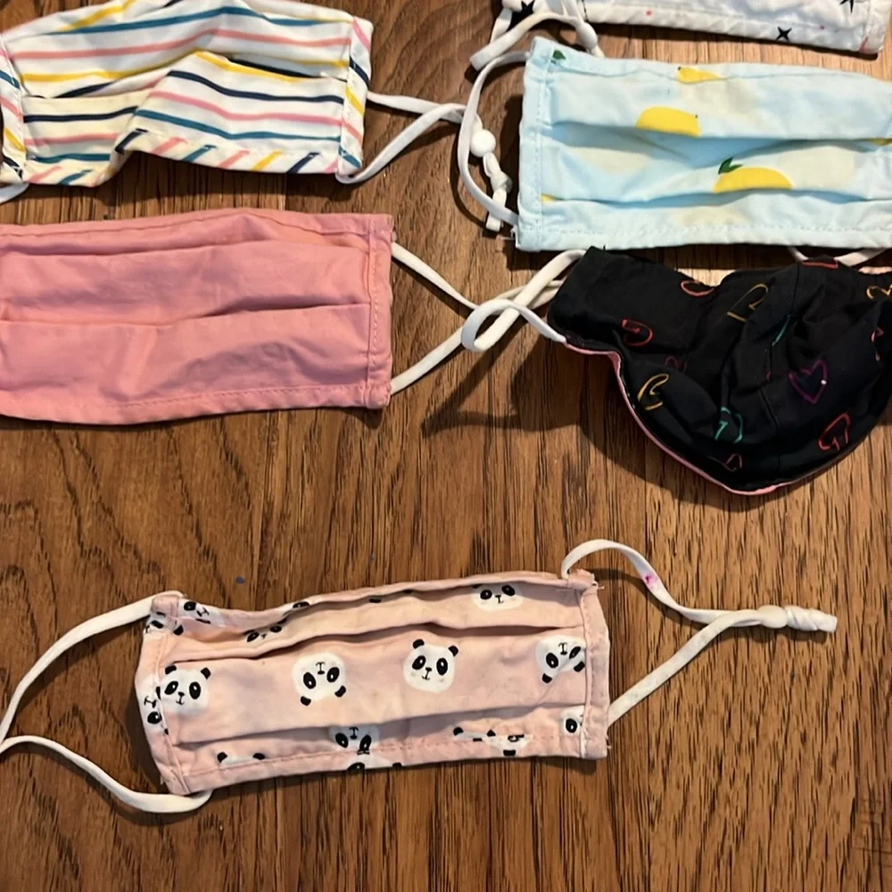 Kids Colorful Face Masks Set